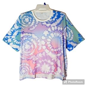 Pixie Lady women's plus size 2X geometric multi-colored pullover top. 869